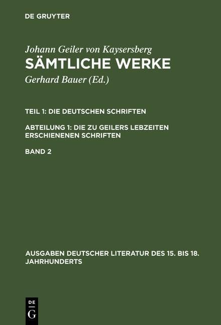 Produktbild: Die deutschen Schriften