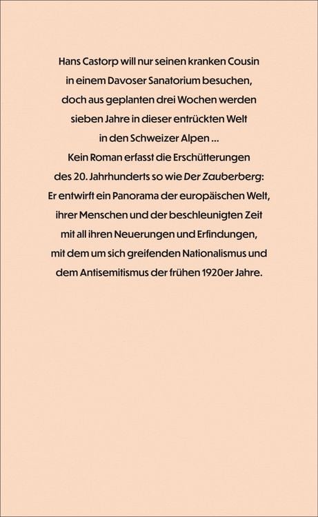 Produktbild: Der Zauberberg