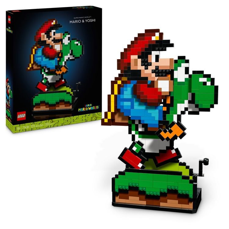 Produktbild: LEGO Super Mario World: Mario & Yoshi, Nintendo Set f&uuml;r Erwachsene 71438