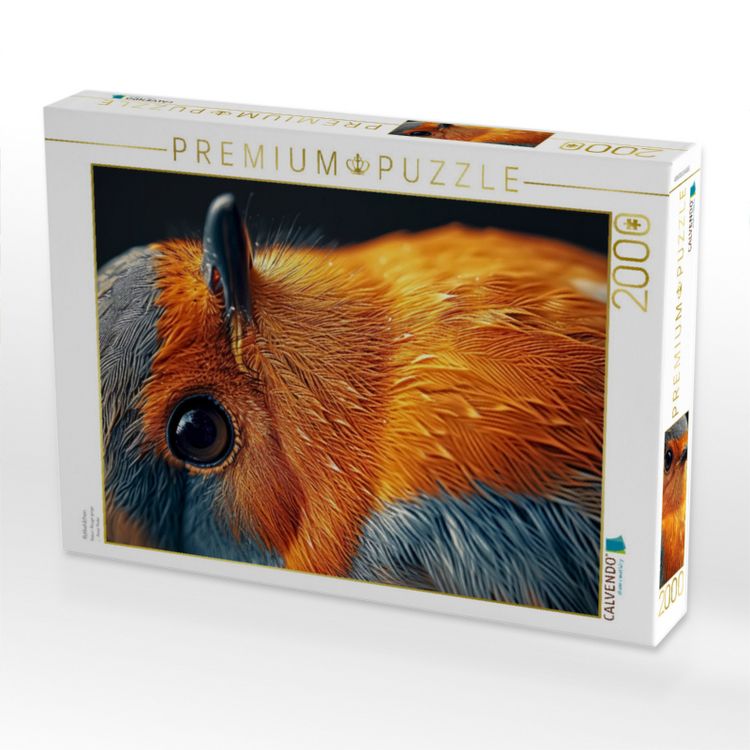 Produktbild: CALVENDO Puzzle Rotkehlchen | 2000 Teile Lege-Gr&ouml;&szlig;e 90x67cm Foto-Puzzle f&uuml;r gl&uuml;ckliche Stunden