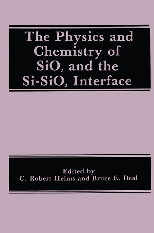 Produktbild: The Physics and Chemistry of SiO2 and the Si-SiO2 Interface