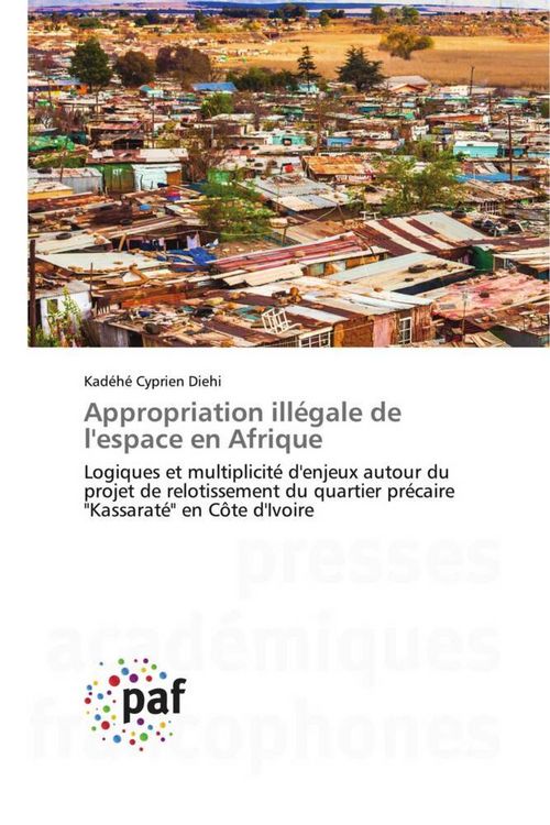 Produktbild: Appropriation ill&eacute;gale de l'espace en Afrique