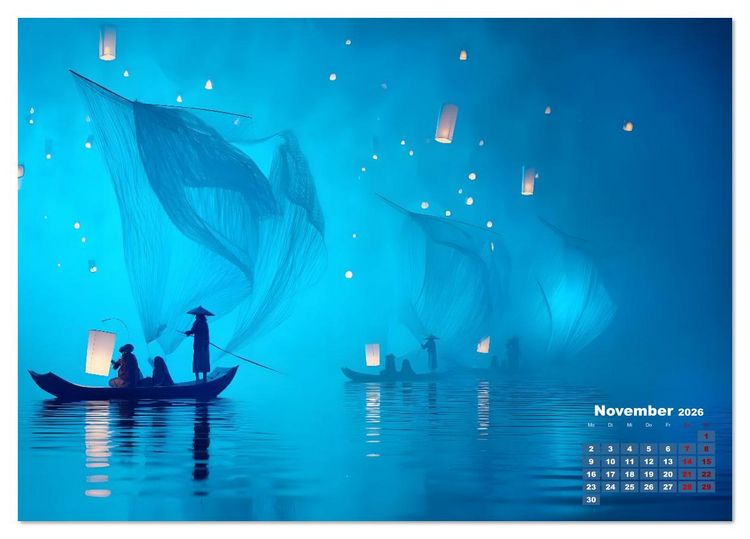 Produktbild: Aerospira (Tischkalender 2026 DIN A5 quer), CALVENDO Monatskalender