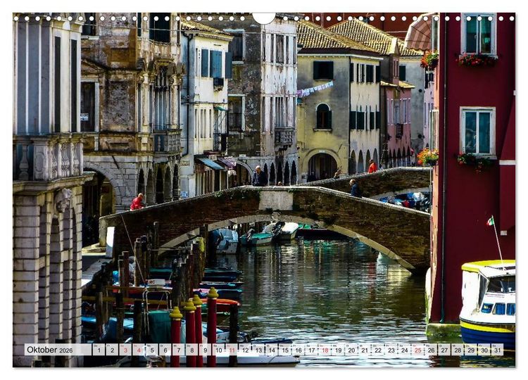 Produktbild: Chioggia - Venedigs kleine Schwester (Wandkalender 2026 DIN A3 quer), CALVENDO Monatskalender