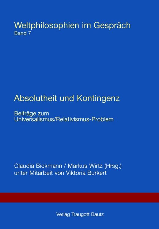 Produktbild: Absolutheit und Kontingenz