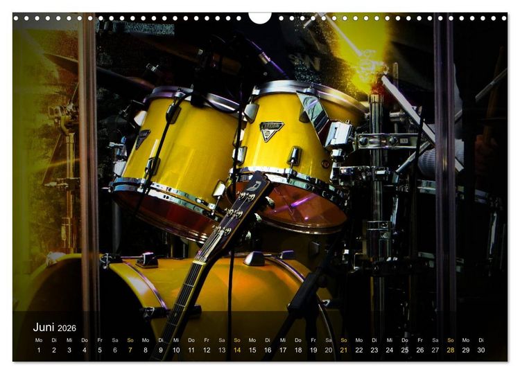 Produktbild: Schlagzeug onstage (Wandkalender 2026 DIN A3 quer), CALVENDO Monatskalender