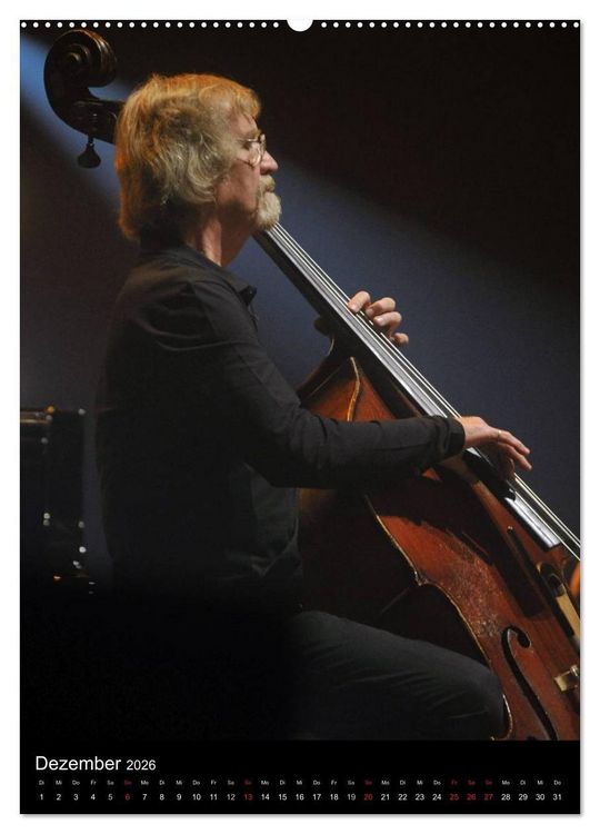 Produktbild: Jazz Momente - Kalender 2026 - (hochwertiger Premium Wandkalender 2026 DIN A2 hoch), Kunstdruck in Hochglanz