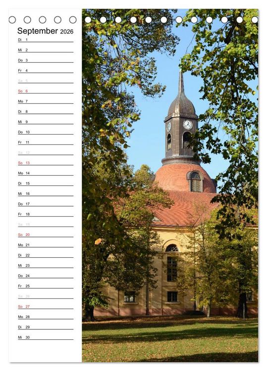 Produktbild: Land Brandenburg im Wechsel der Jahreszeiten (Tischkalender 2026 DIN A5 hoch), CALVENDO Monatskalender