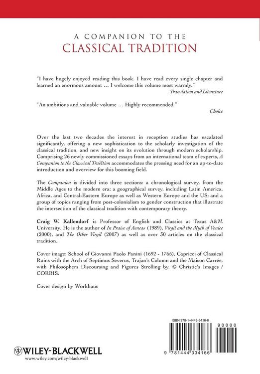 Produktbild: A Companion to the Classical Tradition