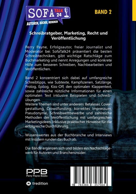 Produktbild: SofaTalk24 - Das offizielle Buch zum Branchenportal / von der Idee zum eigenen Buch / Verlagsbewerbung und Klappentext / Marketingideen und Ausf&uuml;hrung