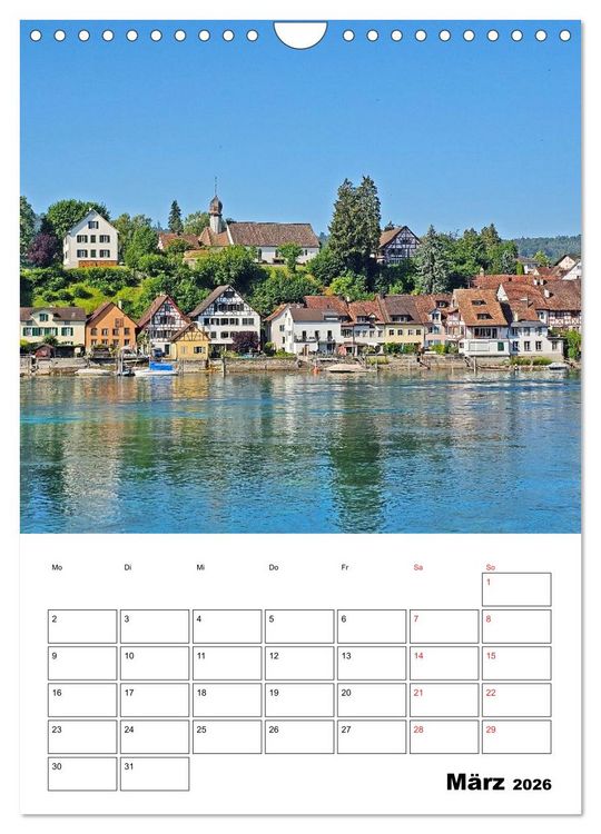 Produktbild: Bodenseeradweg - Auf dem Bodensee durch 3 L&auml;nder (Wandkalender 2026 DIN A4 hoch), CALVENDO Monatskalender