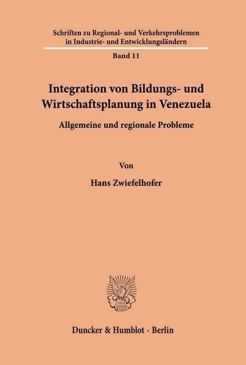 Produktbild: Integration von Bildungs- und Wirtschaftsplanung in Venezuela.