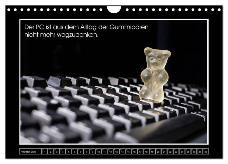 Produktbild: Wissenswertes aus der Welt der Gummib&auml;ren (Wandkalender 2026 DIN A4 quer), CALVENDO Monatskalender
