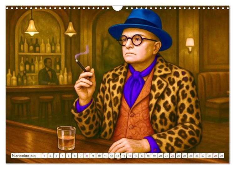 Produktbild: Truman Capote (Wandkalender 2026 DIN A3 quer), CALVENDO Monatskalender