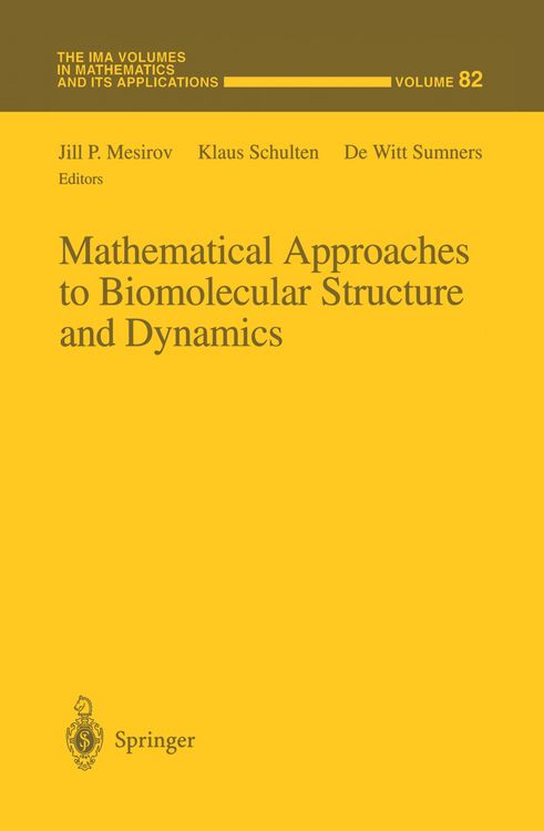 Produktbild: Mathematical Approaches to Biomolecular Structure and Dynamics
