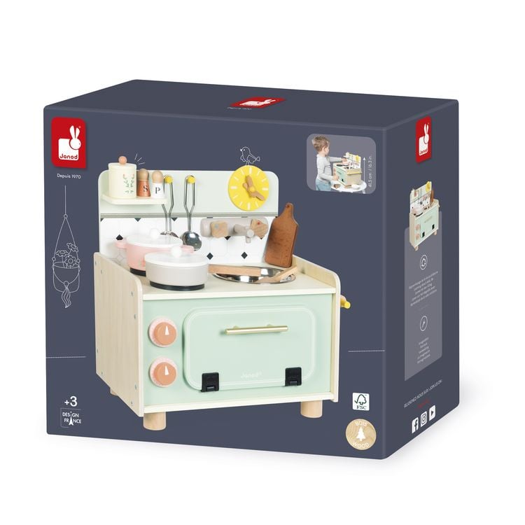 Produktbild: Spielk&uuml;che 'Liebe Omama' &ndash; Kompakte Kitchenette mit Zubeh&ouml;r