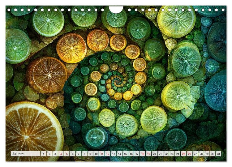 Produktbild: Fibonacci&rsquo;s Garten (Wandkalender 2026 DIN A4 quer), CALVENDO Monatskalender