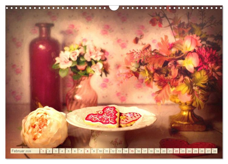 Produktbild: Nostalgische Stillleben. Die Poesie der Bilder (Wandkalender 2026 DIN A3 quer), CALVENDO Monatskalender