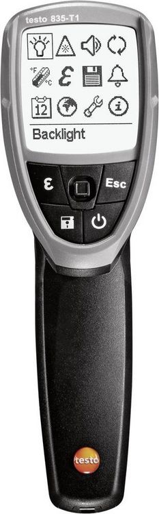Produktbild: Testo 835-T1 Infrarot-Thermometer Optik 50:1 -30 - +650&deg;C Kontaktmessung