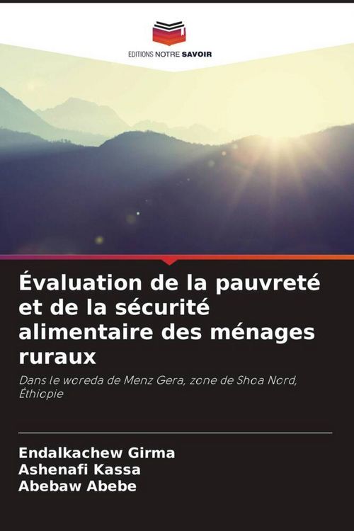 Produktbild: &Eacute;valuation de la pauvret&eacute; et de la s&eacute;curit&eacute; alimentaire des m&eacute;nages ruraux