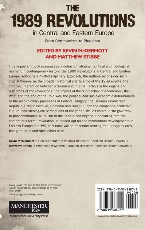 Produktbild: The 1989 Revolutions in Central and Eastern Europe