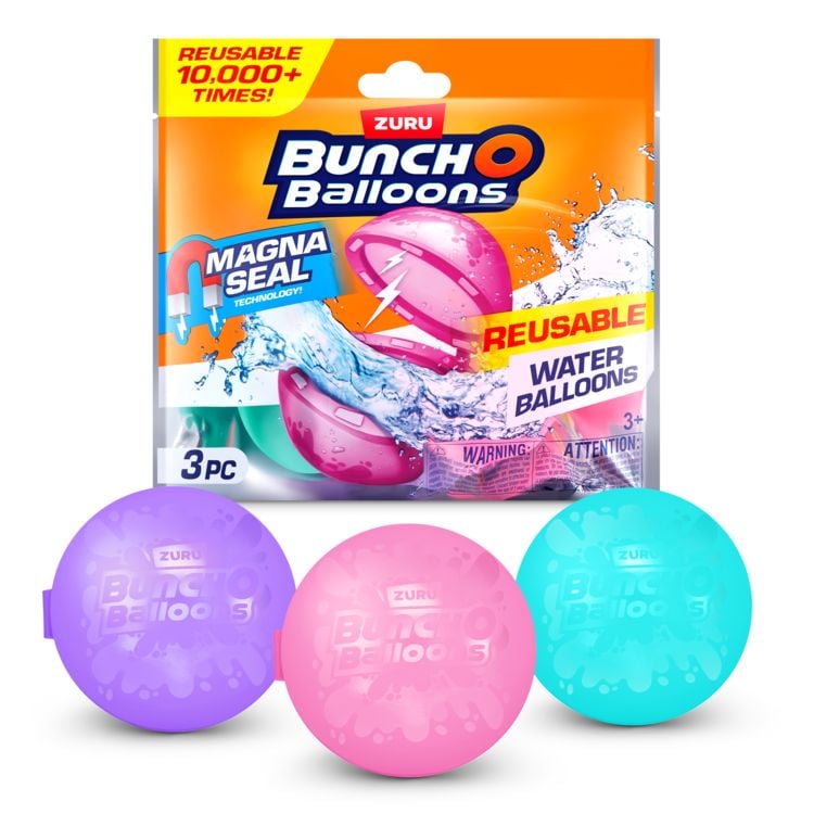 Produktbild: Bunch O Balloons wiederverwendbare Wasserballons 3er Pack