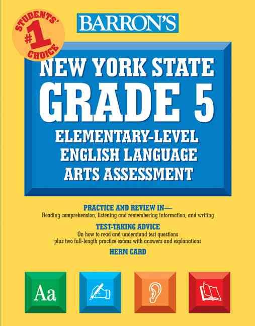 Produktbild: Barron's New York State Grade 5 Elementary-Level English Language Arts Test