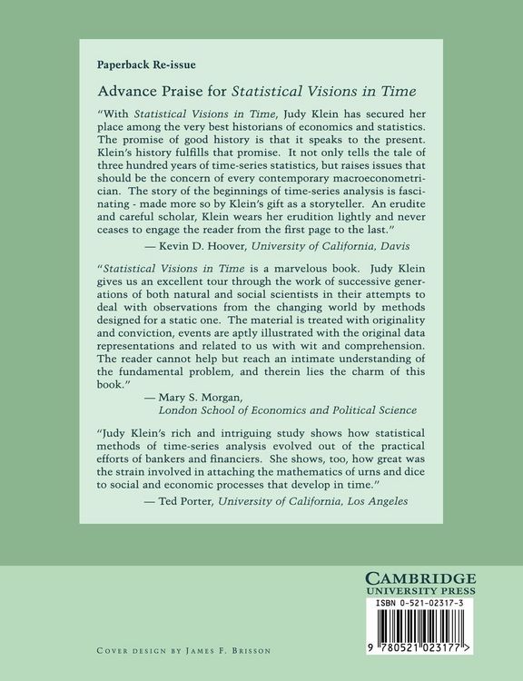 Produktbild: Statistical Visions in Time