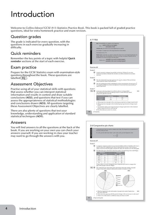 Produktbild: Edexcel GCSE (9-1) Statistics Practice Book