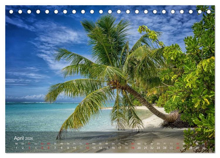 Produktbild: Malediven Impressionen aus dem Paradies (Tischkalender 2026 DIN A5 quer), CALVENDO Monatskalender