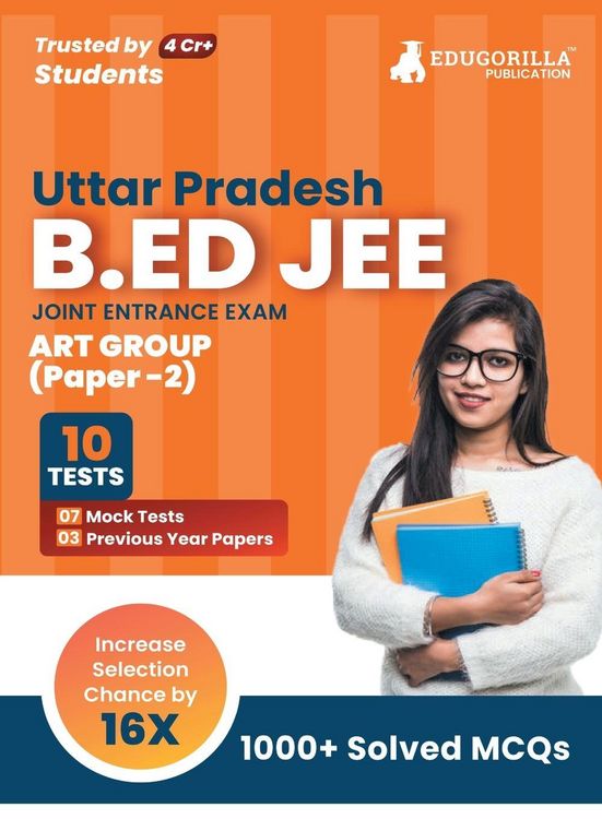 Produktbild: UP B.Ed JEE Arts Group - Paper 2 Exam 2023 (English Edition) - 7 Full Length Mock Tests and 3 Previous Year Papers (1300 Solved Questions) with Free A