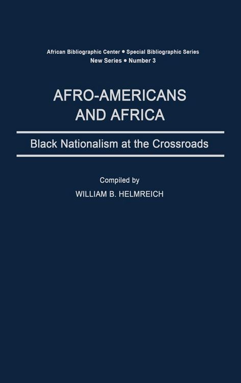 Produktbild: Afro-Americans and Africa