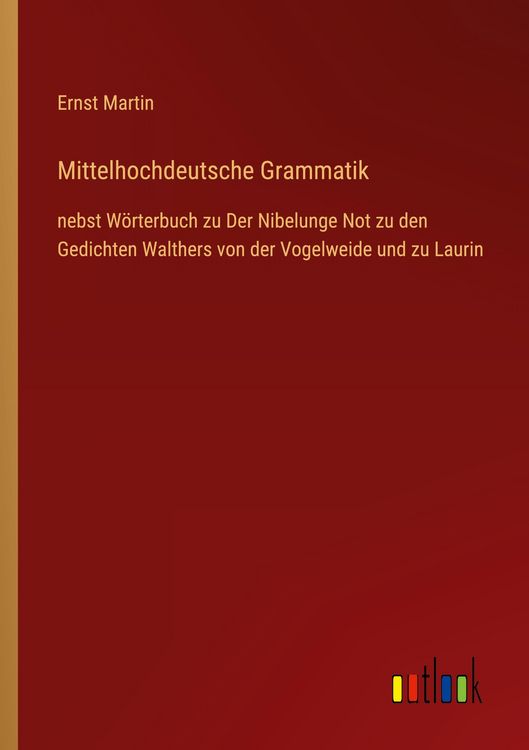 Produktbild: Mittelhochdeutsche Grammatik