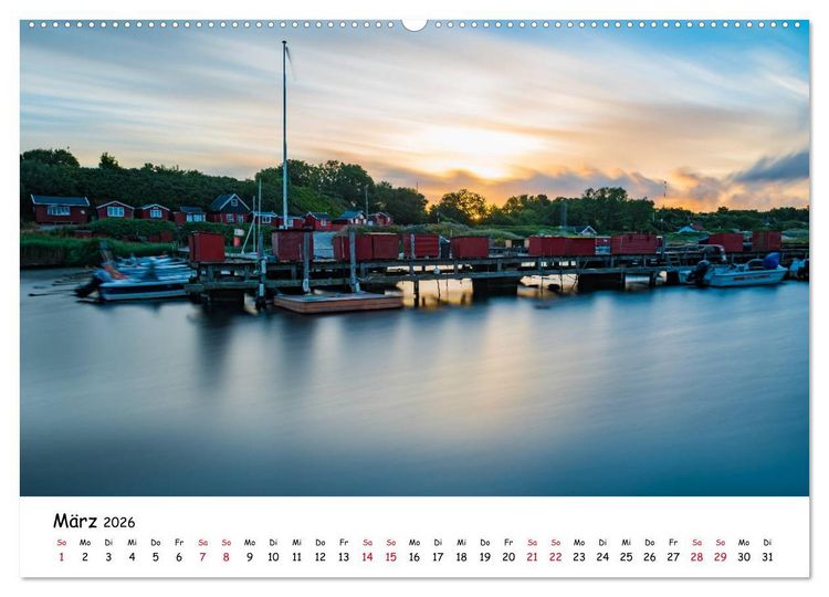Produktbild: Bornholm 2026 Ein Jahr im Sommer (Wandkalender 2026 DIN A2 quer), CALVENDO Monatskalender
