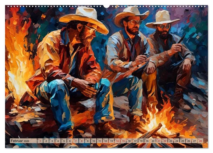 Produktbild: Wild West Moments (hochwertiger Premium Wandkalender 2026 DIN A2 quer), Kunstdruck in Hochglanz