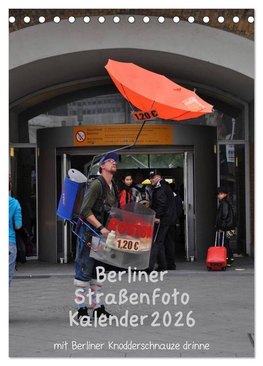 Produktbild: Berliner Stra&szlig;enfoto Kalender 2026 (Tischkalender 2026 DIN A5 hoch), CALVENDO Monatskalender