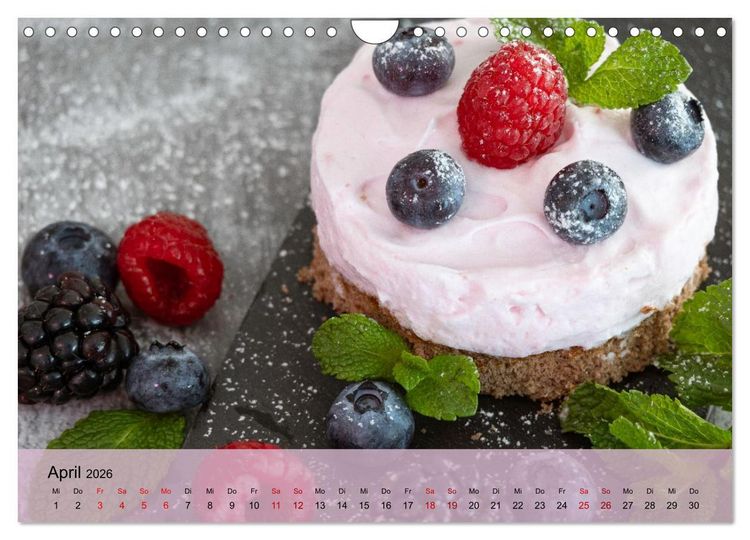 Produktbild: Jeden Monat lecker (Wandkalender 2026 DIN A4 quer), CALVENDO Monatskalender
