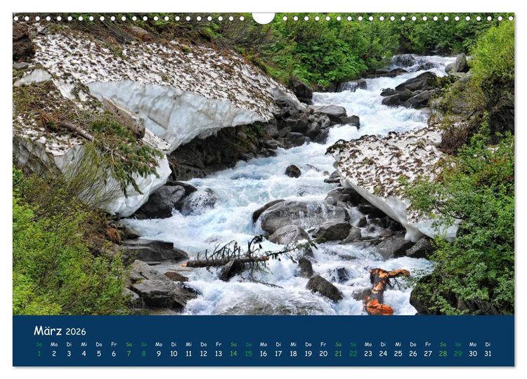 Produktbild: Bergwelt Hohe Tauern - Wandergenuss in alpiner Landschaft (Wandkalender 2026 DIN A3 quer), CALVENDO Monatskalender