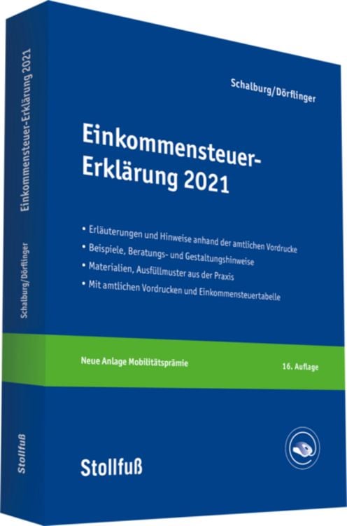 Produktbild: Einkommensteuer-Erkl&auml;rung 2021