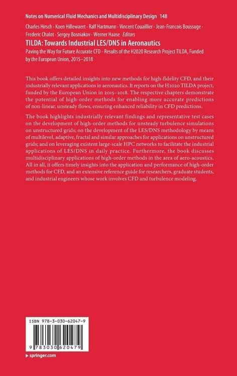 Produktbild: TILDA: Towards Industrial LES/DNS in Aeronautics