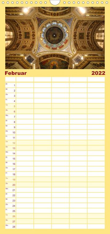 Produktbild: Familienplaner Sankt Petersburg (Wandkalender 2022 , 21 cm x 45 cm, hoch)