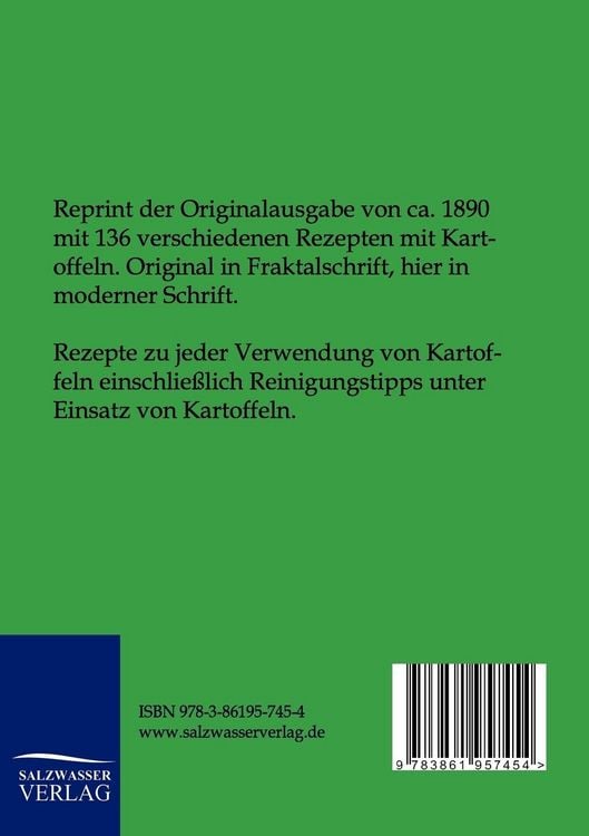 Produktbild: Vollst&auml;ndige Kartoffelk&uuml;che