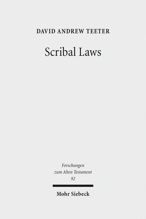 Produktbild: Scribal Laws