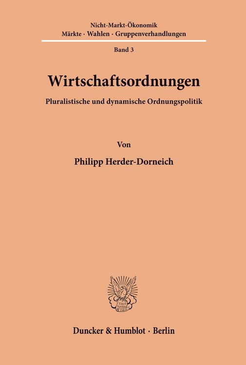 Produktbild: Wirtschaftsordnungen.