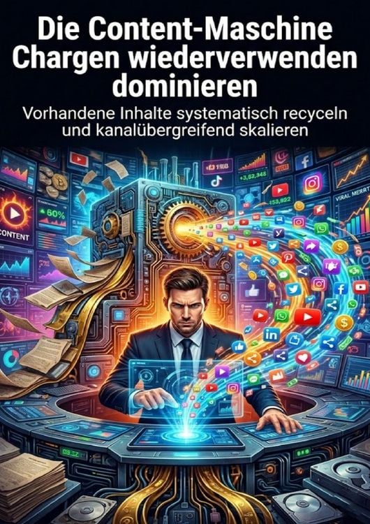 Produktbild: Die Content-Maschine: Chargen wiederverwenden dominieren
