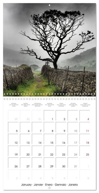 Produktbild: LAKE DISTRICT CUMBRIA Dramatic Art Photos (Wall Calendar 2026 12 &times; 12 Inch) CALVENDO 12 Month Wall Calendar