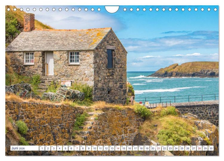 Produktbild: Cornwall Impressionen (Wandkalender 2026 DIN A4 quer), CALVENDO Monatskalender