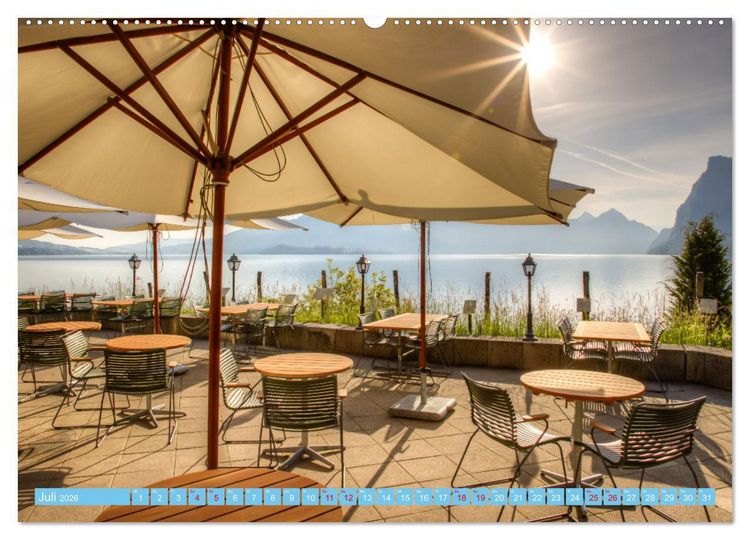 Produktbild: Vierwaldst&auml;ttersee (hochwertiger Premium Wandkalender 2026 DIN A2 quer), Kunstdruck in Hochglanz