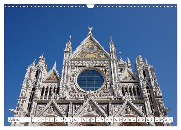 Produktbild: Siena - Welterbe in der Toskana (Wandkalender 2026 DIN A3 quer), CALVENDO Monatskalender