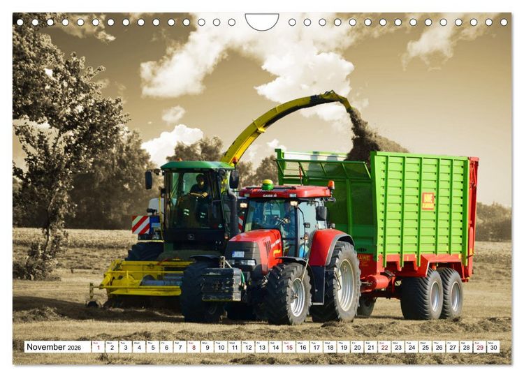 Produktbild: The fascination of agricultural machinery (Wall Calendar 2026 DIN A4 landscape), CALVENDO 12 Month Wall Calendar